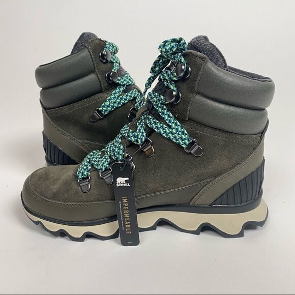 Sorel Kinetic Conquest Hiking Boots Alpine Tundra Quarry 5 - Picture 3 of 5